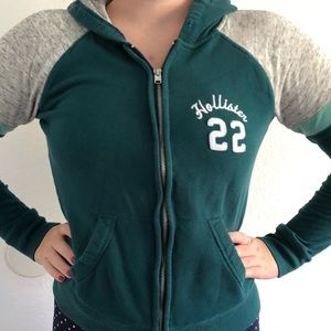 Hollister zip up hoodie